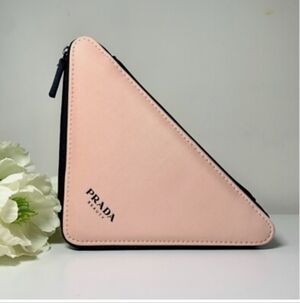 Prada Beauty Triangle Clutch Makeup Pouch